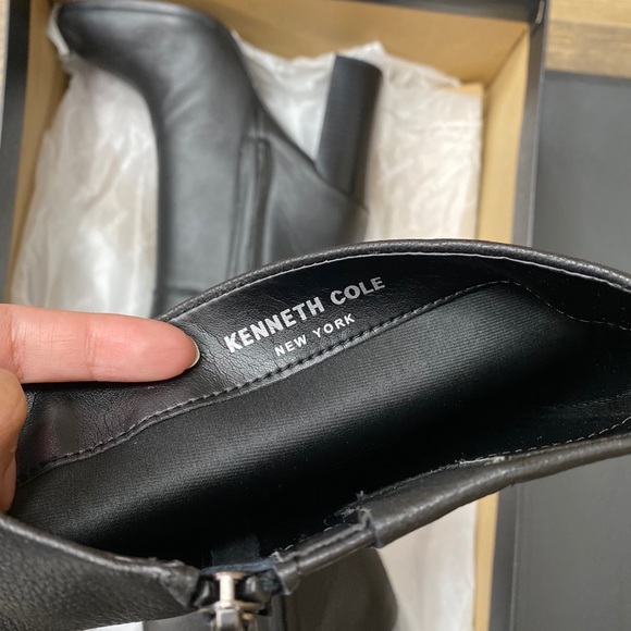 Knee High Leather Platform Boot - Picture 6 of 10